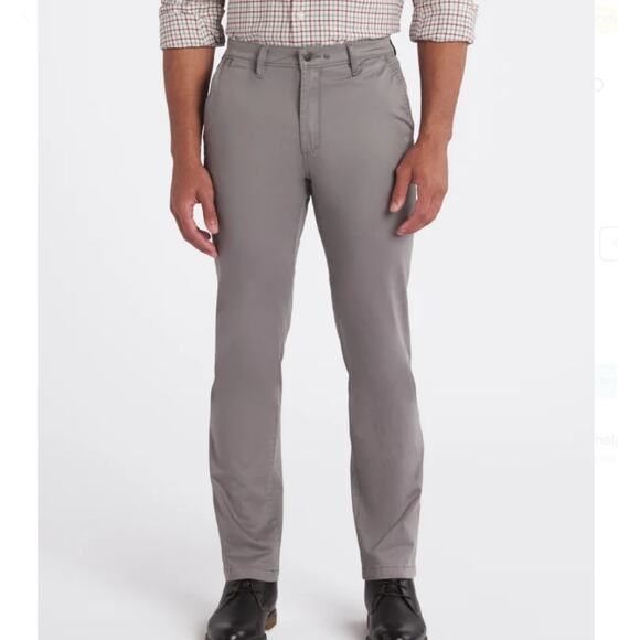 Devil Dog Dungarees Slim Chino in Taupe Grey Size 36 NWT Office Travel - Picture 1 of 12